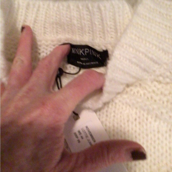 MINKPINK cream Boho sweater - Picture 5 of 6